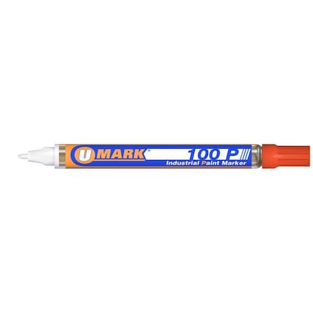 U-Mark U-Mark UMARK10207FL 100P Fine Line Paint Marker; Orange UMARK10207FL